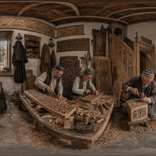 Boşnak Camii Ahşap Oymacıları