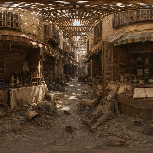 Veba Dalgası Sırasında Kahire Kervansarayı