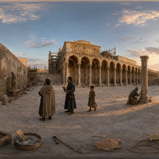 The Building of the Great Mosque of Damascus