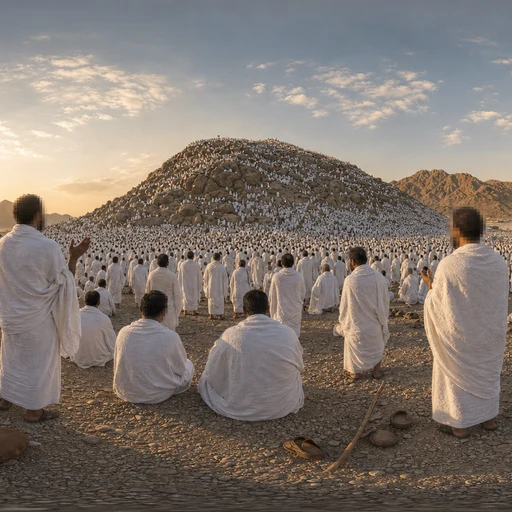 Vedâ Haccı, Arafat'ta Vakfe