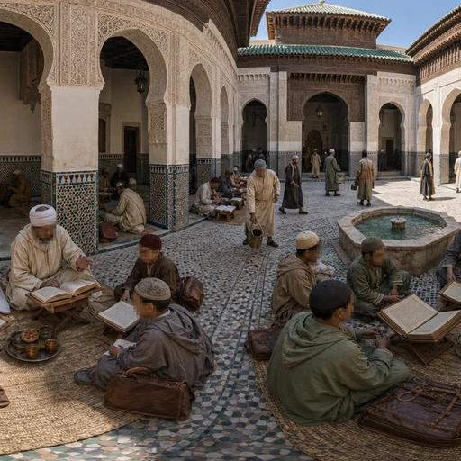 Karaviyyin Avlu Dersi