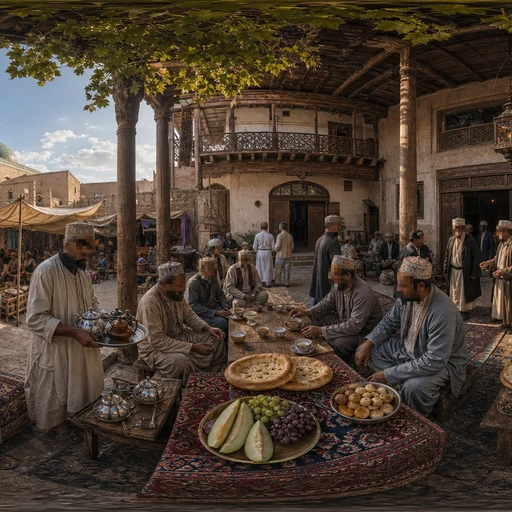 Uygur Kaşgar Çayhanesi