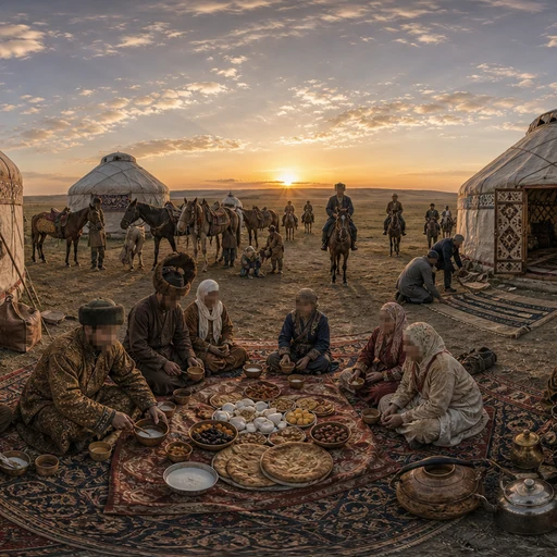 Bozkır Yurdunda Ramazan İftarı