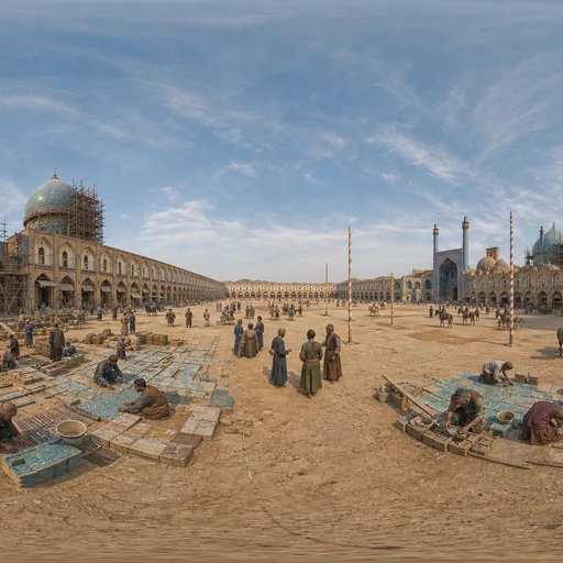 İsfahan'da Yükselen Nakş-i Cihan Meydanı