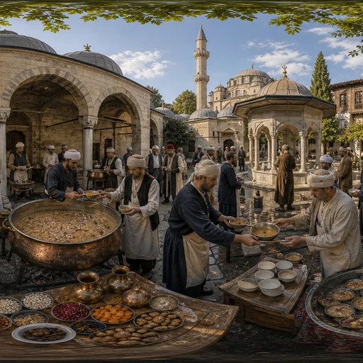Osmanlı Aşure Dağıtımı