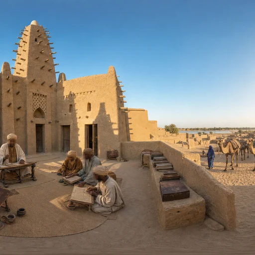 Timbuktu'nun Sankore Camii ve Âlimleri