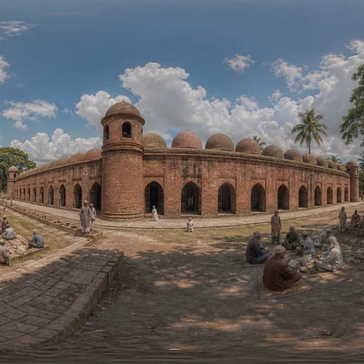 The Sixty Dome Mosque of Bagerhat