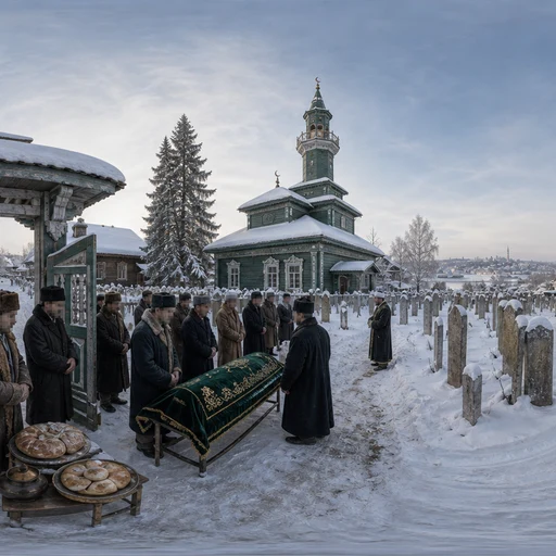 Tatar Kış Mezarlığı Namazı