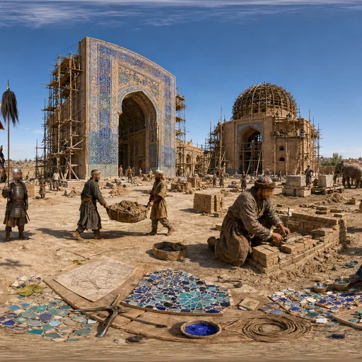 Bîbî Hânım Camii'nin İnşâsı